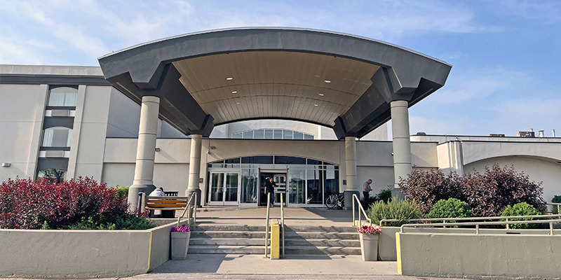Front Entrance of the Victoria Inn Hotel and Convention Centre, Winnipeg, Manitoba